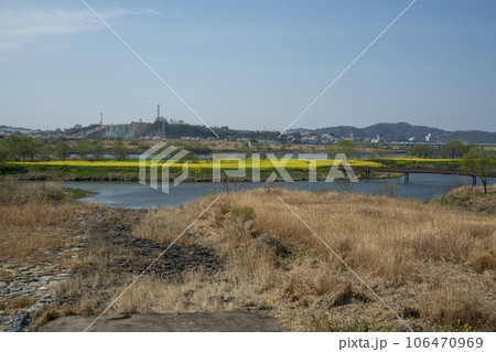 Yeongsan River bicycle path. 106470969