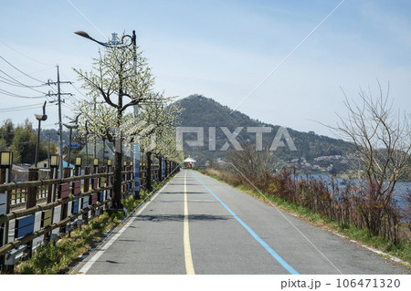 Yeongsan River bicycle path Yeongsan River bicycle path 106471320