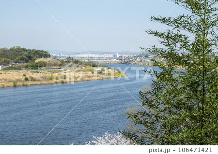 Yeongsan River bicycle path Yeongsan River bicycle path 106471421