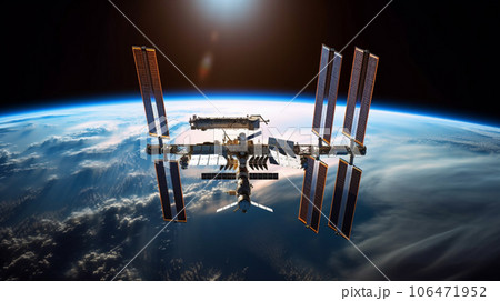 太陽に照らされる宇宙船 太陽に照らされる宇宙船 106471952