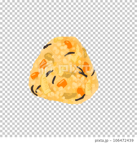 おにぎりのイラスト　五目おにぎり 106472439