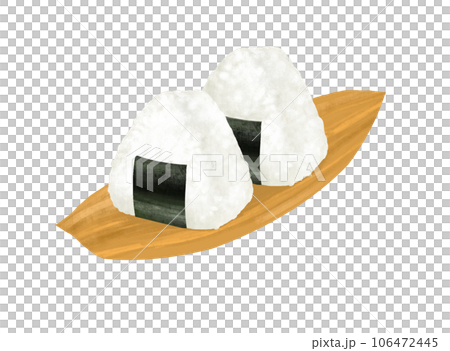 竹皮飯糰插畫 竹皮飯糰插畫 106472445