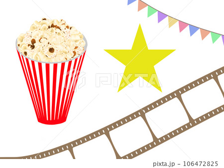 食べ物　ポップコーン 106472825