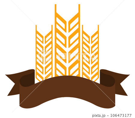 Premium agriculture badge. Organic farm product label Premium agriculture badge. Organic farm product label 106473177