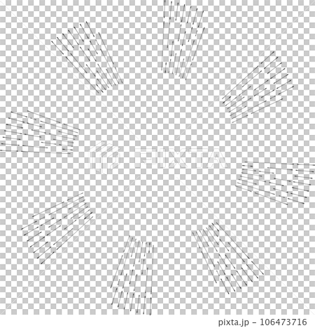 集中線 集中線 106473716