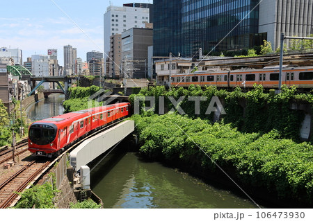 御茶ノ水駅 中央線E233系 総武線E231系 丸ノ内線2000系 神田川 東京都千代田区・文京区 御茶ノ水駅 中央線E233系 総武線E231系 丸ノ内線2000系 神田川 東京都千代田区・文京区 106473930