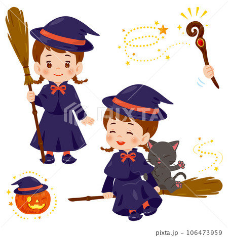 ハロウィン　魔女 106473959