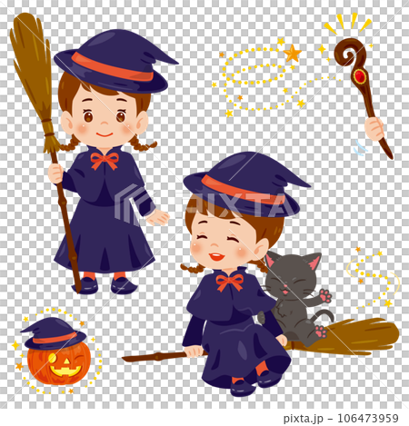 ハロウィン　魔女 106473959