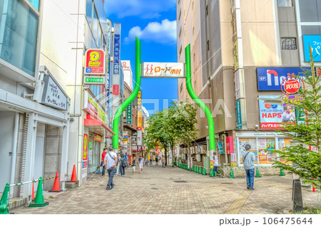 千葉県市川市の都市風景　市川駅 106475644