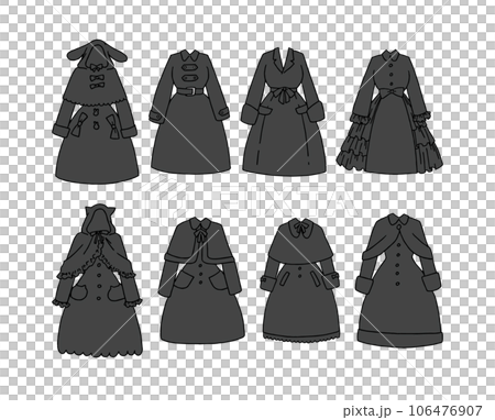 黑色外套插圖集 106476907