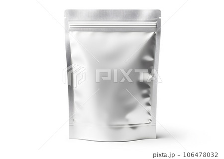 aluminum bag isolated on white background Generative AI 106478032