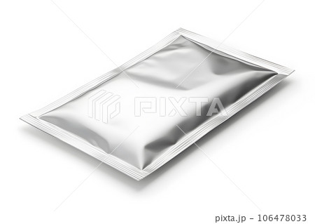 aluminum bag isolated on white background Generative AI 106478033