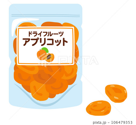 ドライフルーツのアプリコット Dried apricots ドライフルーツのアプリコット Dried apricots 106479353