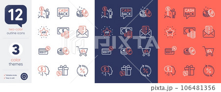Set of Income money, Credit card and Bitcoin line icons. Include Coins banknote, Sale gift, Savings icons. Money transfer, Loan percent, Vip star web elements. Cashback, Pay, Internet shopping. Vector Set of Income money, Credit card and Bitcoin line icons. Include Coins banknote, Sale gift, Savings icons. Money transfer, Loan percent, Vip star web elements. Cashback, Pay, Internet shopping. Vector 106481356