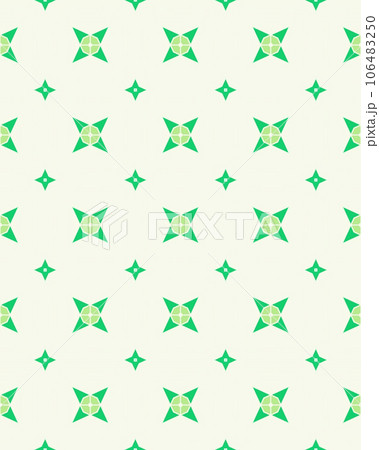 Beautiful geometric Seamless pattern design for decorating, wallpaper background illustration with cream and beige colored background 106483250