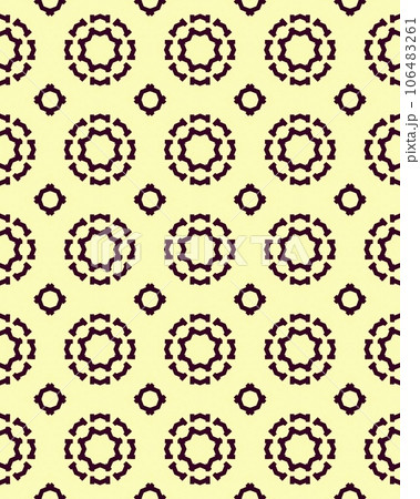 Beautiful geometric Seamless pattern design for decorating, wallpaper background illustration with cream and beige colored background Beautiful geometric Seamless pattern design for decorating, wallpaper background illustration with cream and beige colored background 106483261