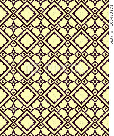 Beautiful geometric Seamless pattern design for decorating, wallpaper background illustration with cream and beige colored background Beautiful geometric Seamless pattern design for decorating, wallpaper background illustration with cream and beige colored background 106483271