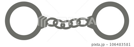 Handcuffs icon. Arrest symbol. Crime justice sign Handcuffs icon. Arrest symbol. Crime justice sign 106483581
