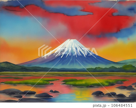 富士山「AI生成画像」 106484551