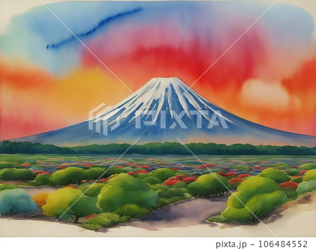 富士山「AI生成画像」 106484552