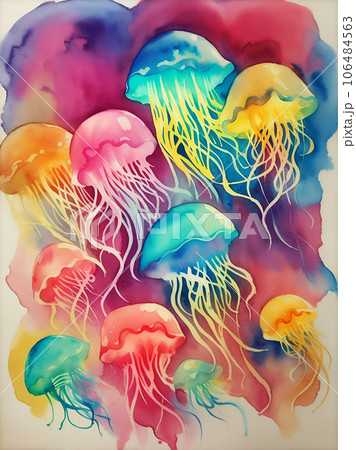 クラゲ「AI生成画像」 106484563