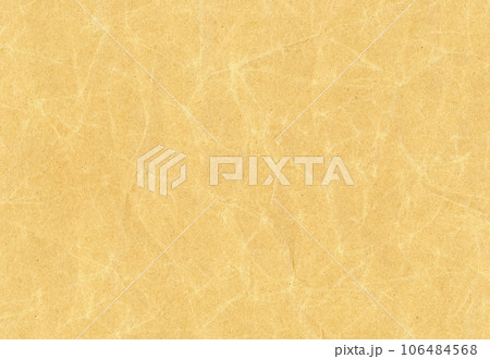 シワのあるクラフト紙の背景 シワのあるクラフト紙の背景 106484568