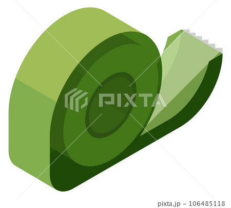 Office tape isometric icon. Adhesive scotch roll 106485118