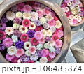 かわいい花手水 106485874