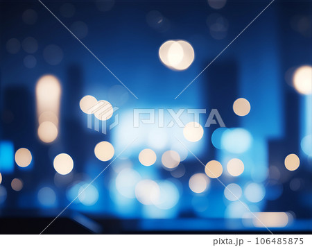 玉ボケの夜景「AI生成画像」 106485875
