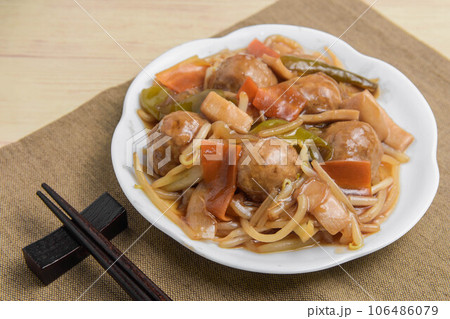 肉団子と野菜の甘酢餡かけ 肉団子と野菜の甘酢餡かけ 106486079