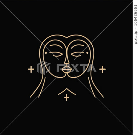 Zodiac signs esoteric astrological illustration Zodiac signs esoteric astrological illustration 106486961