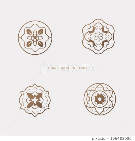 traditional pattern 106488086