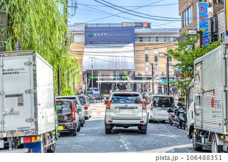 千葉県船橋市の都市風景 西船橋駅 千葉県船橋市の都市風景 西船橋駅 106488351