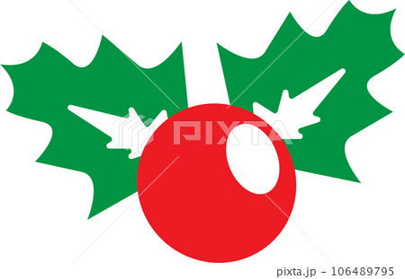 The Christmas icon for holiday concept The Christmas icon for holiday concept 106489795