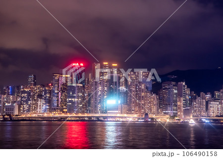 香港の超美しい100万ドルの夜景 106490158