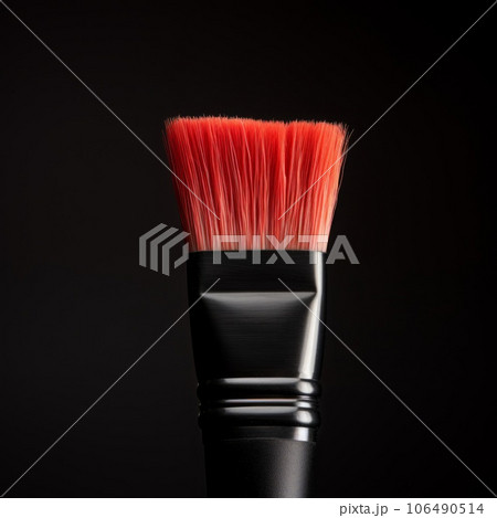 School Paintbrush Education Tool Photorealistic Square Illustration. Learning Process. Ai Generated Trendy Illustration with Ergonomic Versatile Paintbrush Education Tool. 106490514