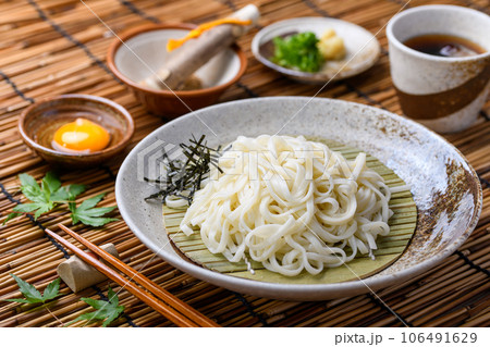 夏の定番!冷やしうどん ざるうどん 夏の定番!冷やしうどん ざるうどん 106491629