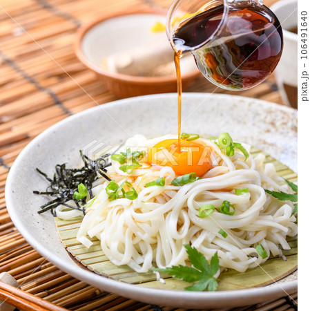 夏の定番！冷やしうどん ざるうどん 106491640