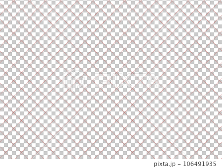 シンプルな斜め点線の格子柄パターン、ベクター素材 106491935