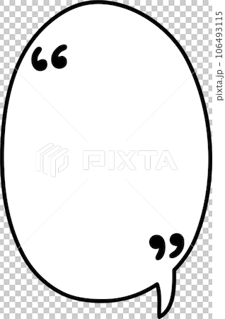Black and white speech bubble balloon with quotation marks icon sticker memo keyword planner text box banner, flat png transparent element design Black and white speech bubble balloon with quotation marks icon sticker memo keyword planner text box banner, flat png transparent element design 106493115