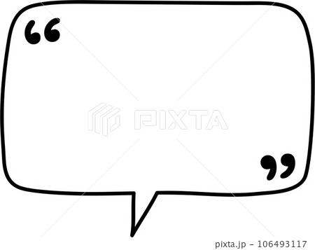 Black and white speech bubble balloon with quotation marks icon sticker memo keyword planner text box banner, flat png transparent element design Black and white speech bubble balloon with quotation marks icon sticker memo keyword planner text box banner, flat png transparent element design 106493117