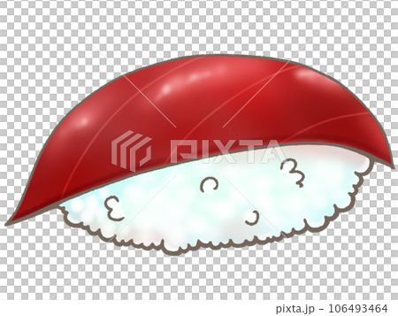 Maguro red tuna sushi 106493464