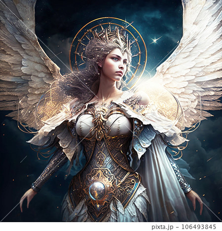 神様と、天使の羽「オリジナルイラスト絵画原画」 神様と、天使の羽「オリジナルイラスト絵画原画」 天使 翼 羽根 光輪