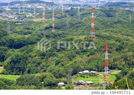 鉄塔、送電線、送電設備 106495711