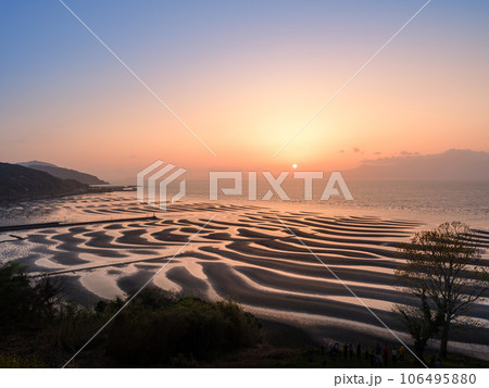 熊本_御輿来海岸と夕陽の絶景日 熊本_御輿来海岸と夕陽の絶景日 106495880