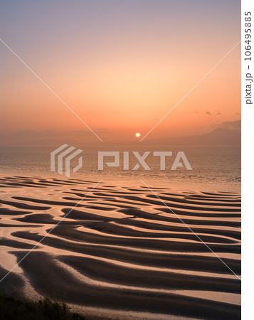 熊本_御輿来海岸と夕陽の絶景日 熊本_御輿来海岸と夕陽の絶景日 106495885