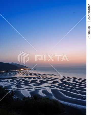 熊本_絶景日の御輿来海岸の夕景・夜景 熊本_絶景日の御輿来海岸の夕景・夜景 106496002