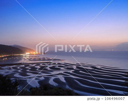 熊本_絶景日の御輿来海岸の夕景・夜景 熊本_絶景日の御輿来海岸の夕景・夜景 106496007