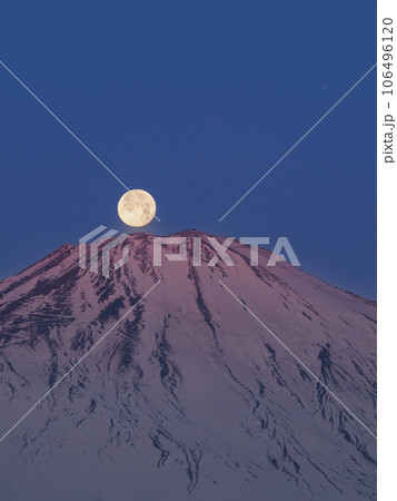 静岡_夜明けの紅富士パールの絶景 静岡_夜明けの紅富士パールの絶景 106496120