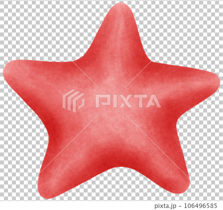 watercolor cute christmas and new year star 106496585